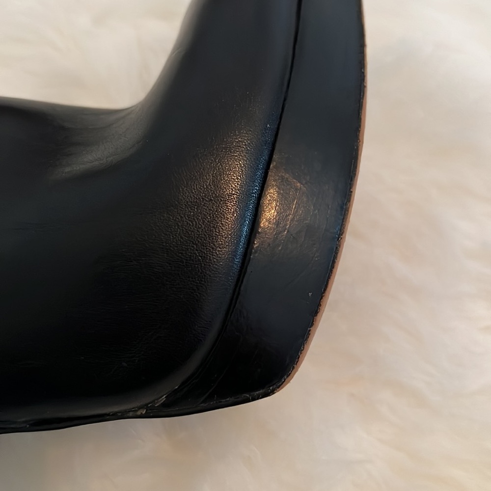 MICHAEL Michael Kors Black Leather & Python York Ankle Boots Size 10 - Picture 12 of 14